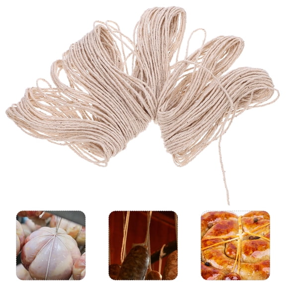 LEORX Poultry Twine 1Set Beige Cotton Twine for Meat Binding in Cooking