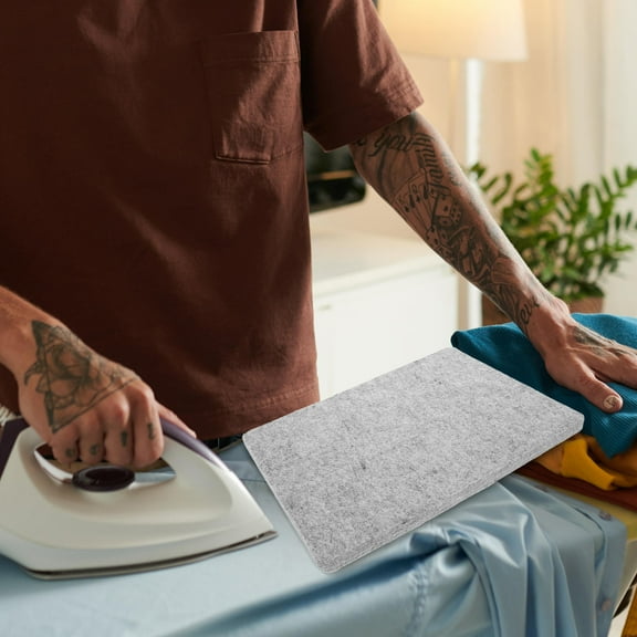 LEORX Pressing Mat for Ironing Supply Quilt Pads Covers Travel Grey