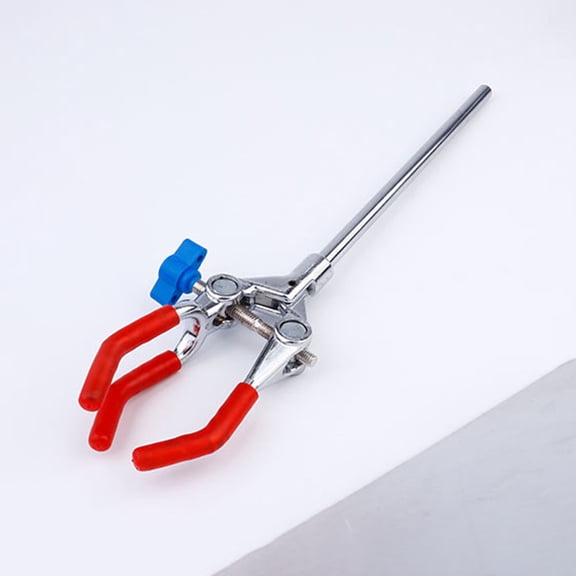 LEORX Prong Flasks Test Tube Clamp Laboratory Flask Clamp 3-finger Clamp Flask Clamp Three-Claw Clip Clamp Frame Fixture
