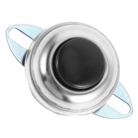 LEORX Wireless Horn Button Push Button Starter Switch Metal Silver for Cars and Trucks 1Pack