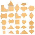 thumbnail image 1 of LEORX Quilting Rulers and Templates 27 Sets Acrylic Tools for Craft Enthusiasts, 1 of 8