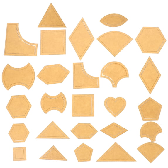 LEORX Quilting Rulers and Templates 27 Sets Acrylic Tools for Craft Enthusiasts