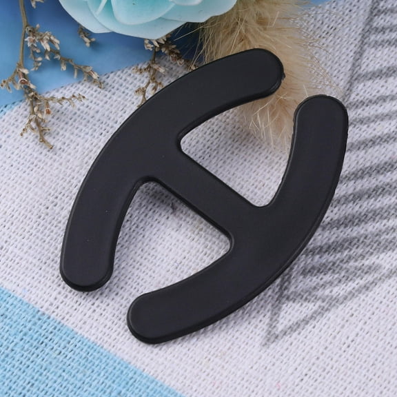LEORX Racerback Clips for Bras Bra Strap Clip in Black for Women with Anti-slip Functionality 1Pack