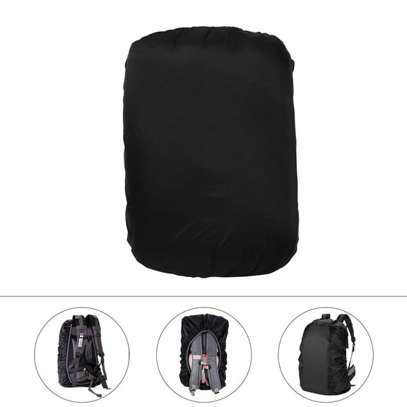 LEORX Rain Cover Backpack 1Set for Outdoor Activities Black