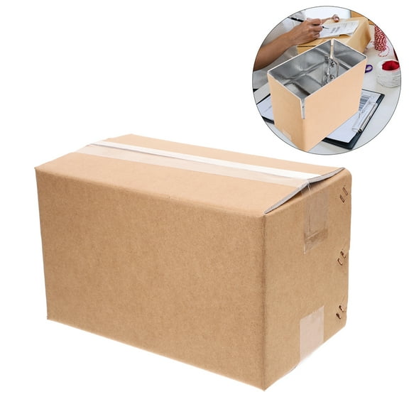 LEORX Rectangular Insulated Shipping Box 1Set for Home Use with and Corrugated Boxes Design