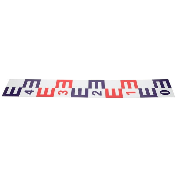 LEORX Reflective Water Depth Scale Water Level Sticker PVC Red 1Pack