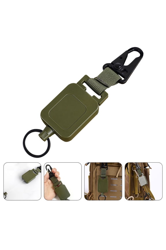 Camping Fishing Buckle Eagle Beak Shape Tear Resistant Olive Green 1Pcs