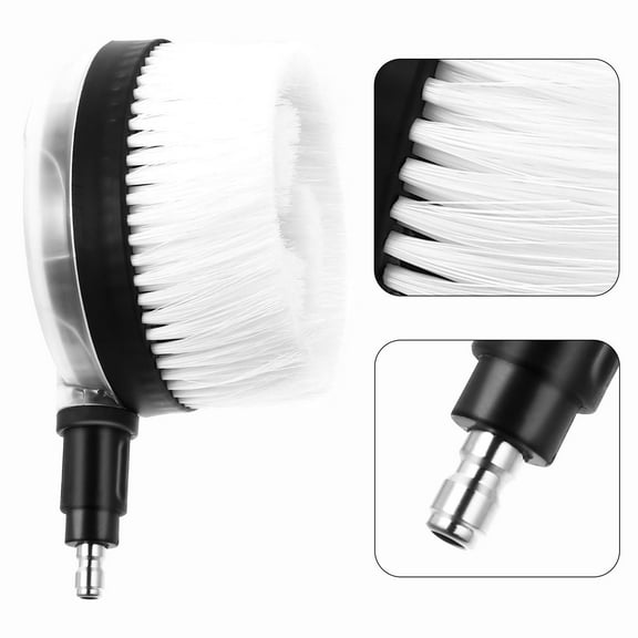 LEORX Automatic Car Rotating Brush with Water Sprayer for High