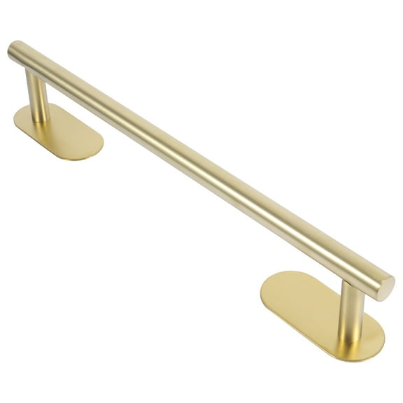 LEORX Modern Golden Bathroom Towel Holder Stainless Steel Wall Mounted Organizer