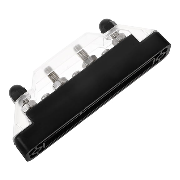 LEORX Car Power Distribution Block Bus Bar Plastic Black 1Pack For Quick Installation