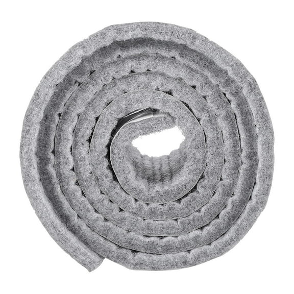 LEORX Self Adhesive Felt Strips Roll 1 Roll Rectangular Wool Fiber Material 39.4x2x0.2in