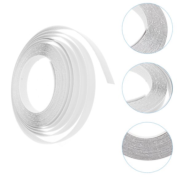 LEORX Self Adhesive Furniture Edging Strip Worktop Edging Strip White PVC 1Set