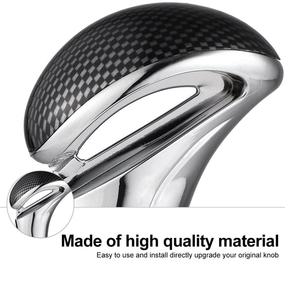 LEORX Shifter Knobs Automatic Gear Shift Lever Carbon Fiber Effect Upgrade 1Pack