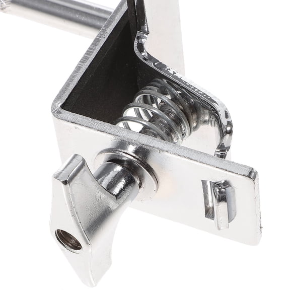 LEORX Silver Cowbell Mounting Stand for Drum Set 1Pack