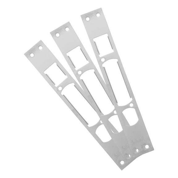 LEORX Door Lock Restorer Strike Plate 3Pcs 10.22X1.41X0.24in