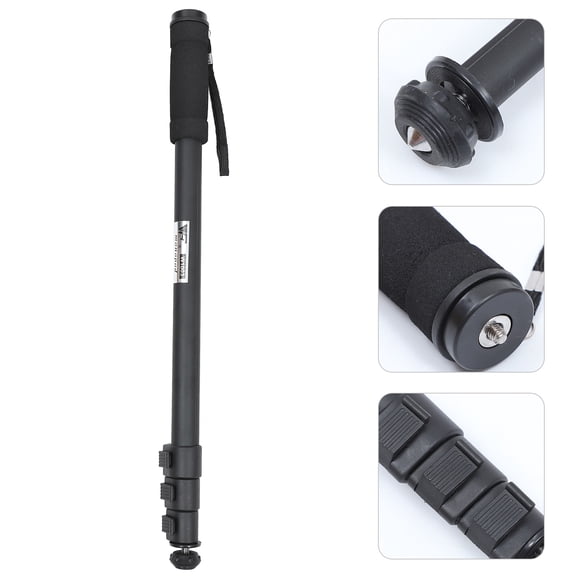 LEORX Professional Black Aluminum Alloy Monopod for Camera Stability