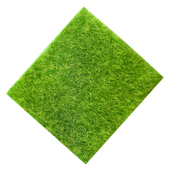 LEORX Simulated Grass Decoration for Micro Gardening PVC Green Hobbyists 1Pcs