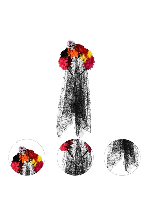 Skull Headband Hair Decorations Multi 1Pcs