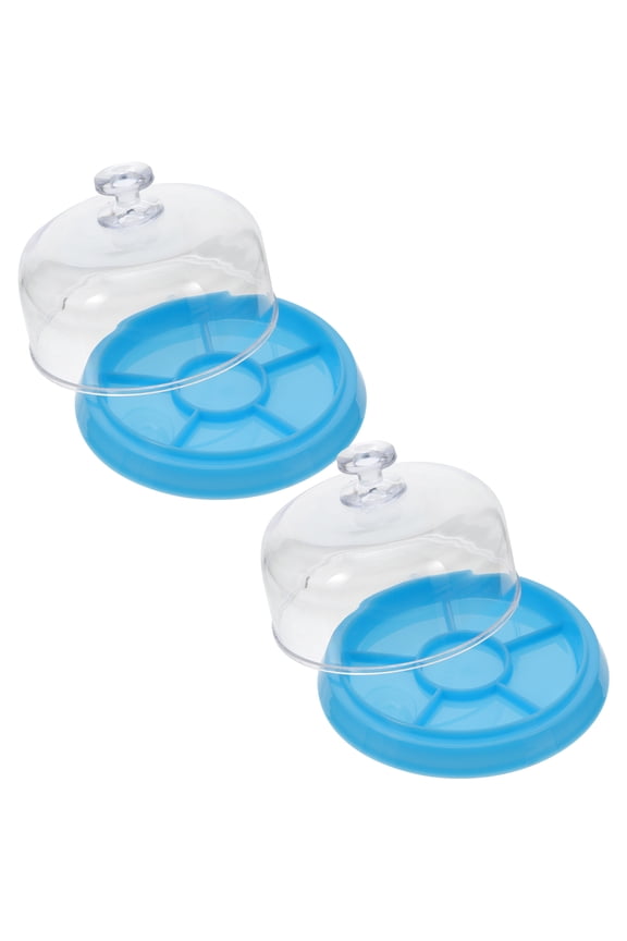 Sky-blue Plastic Watchmaker Storage Box with Transparent Cover for Easy Separated Storage 6