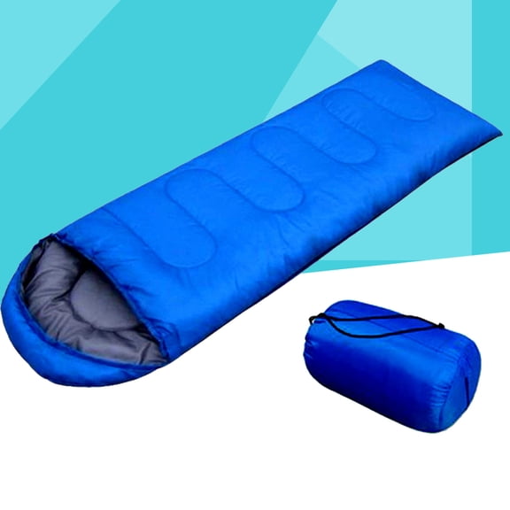 LEORX Blue Envelope Sleeping Bag for Camping Waterproof Comfortable and Lightweight