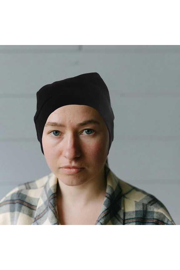 Breathable Cotton Beanie Cap for Sleep Comfortable Hair Cover Suitable for Elderly