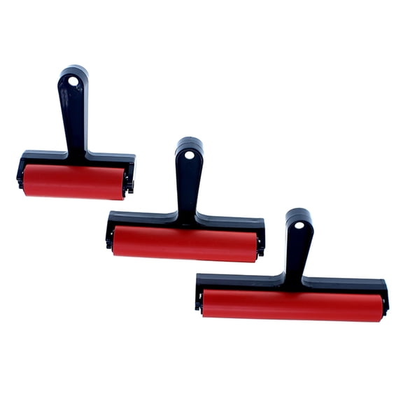 LEORX Lightweight Red Sponge Brush for Varnishes Stains Polyurethanes and Chalks