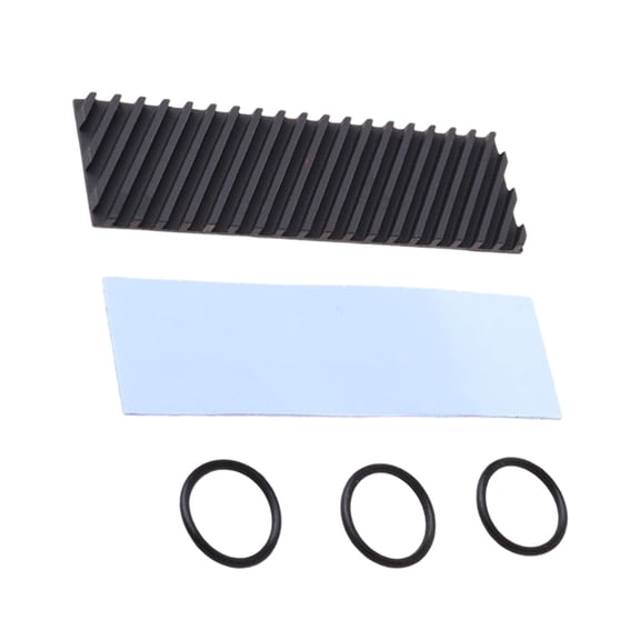 LEORX Solid State Drive Cooler M2 SSD Heat Sink Black Metal 1Pcs