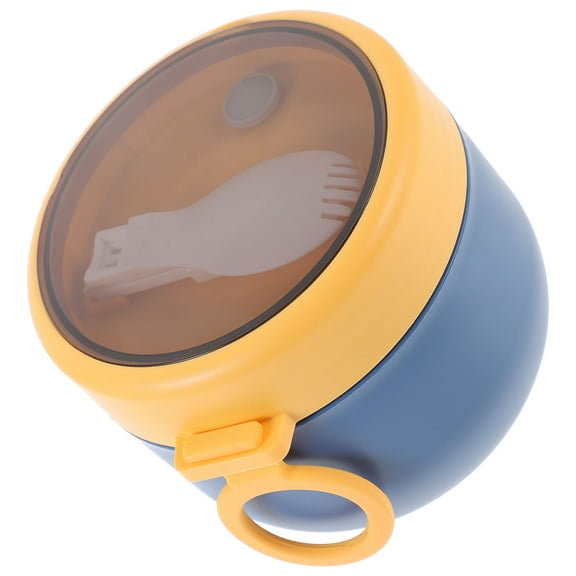 LEORX Heat Retaining Breakfast Cup with Spoon Portable Food Storage Container