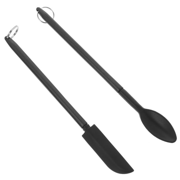 LEORX Spatula Spoon Scraper 1 Set Mini For Spreading Utensil Makeup Application Baking Tools