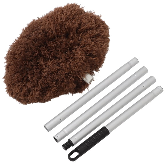LEORX Extendable Duster with Aluminum Alloy Pole for Cleaning High Ceilings and Cobwebs