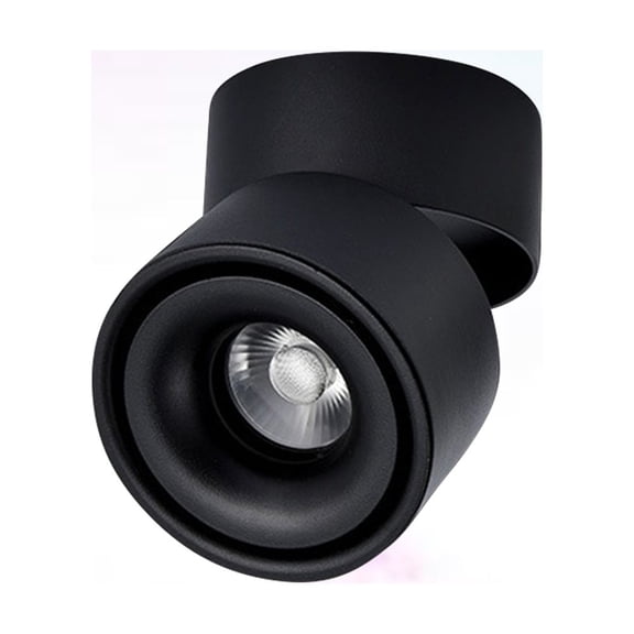 LEORX Spot Lights Ceiling Black Aluminum 1Pcs for Showcase Lighting with Ceiling Installation