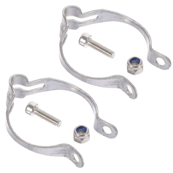 LEORX Steel Bike Cable Clip Wear-Resistant for Bicyclists 1.9X1.3X0.4In 2Pcs