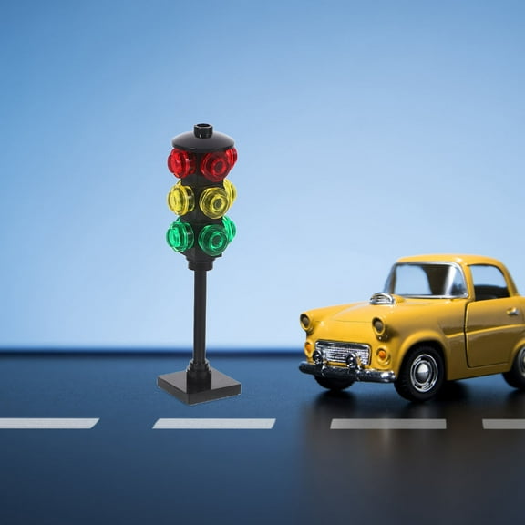 LEORX Stop Light Toy Black For Logical Thinking Development With Miniature City Building