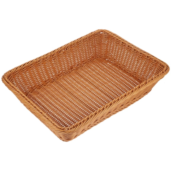 LEORX Storage Baskets for Homeowners Storage Basket Brown PP Material 1Set