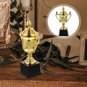 LEORX Student Trophy Plastic Golden Commemorative Awards Ceremonies 1Set