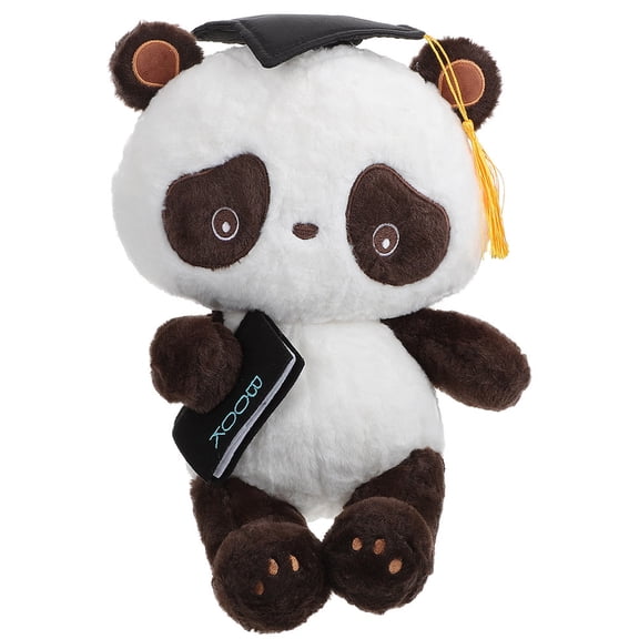 LEORX Stuffed Panda Toy Plush Panda Toy White 1Pcs Home Decoration