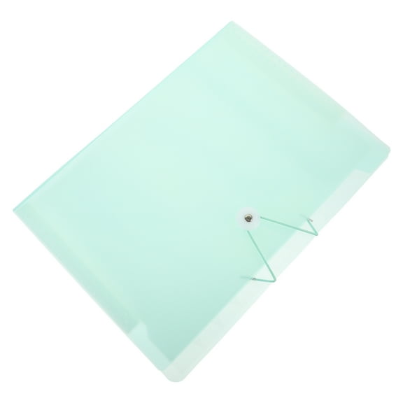 LEORX Office Document Organizer Plastic Accordion File Folder Large Capacity Green