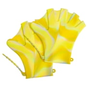 LEORX Swim Paddles Assorted Color Silicone 1 Pair 7.9x7.9in