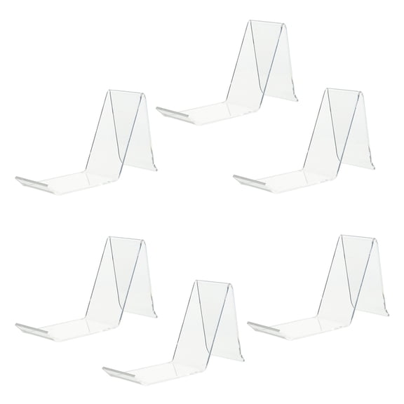 LEORX Shoe Display Rack Acrylic Transparent 6Pcs