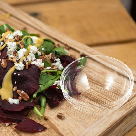 LEORX Transparent Glass Food Bowls for Storage Multipurpose Dessert and Salad Bowls Set of 12