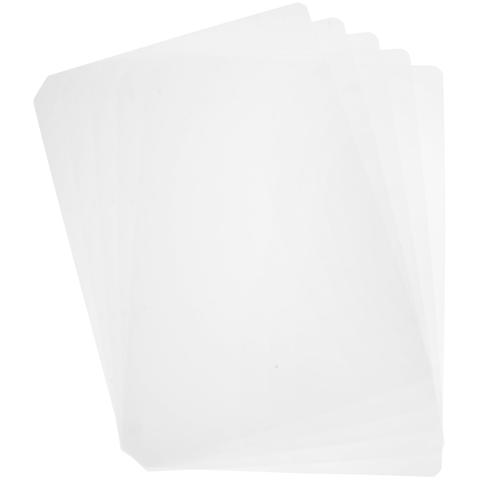 LEORX Transparent PP Binder Dividers for Notebook with Construction and ...