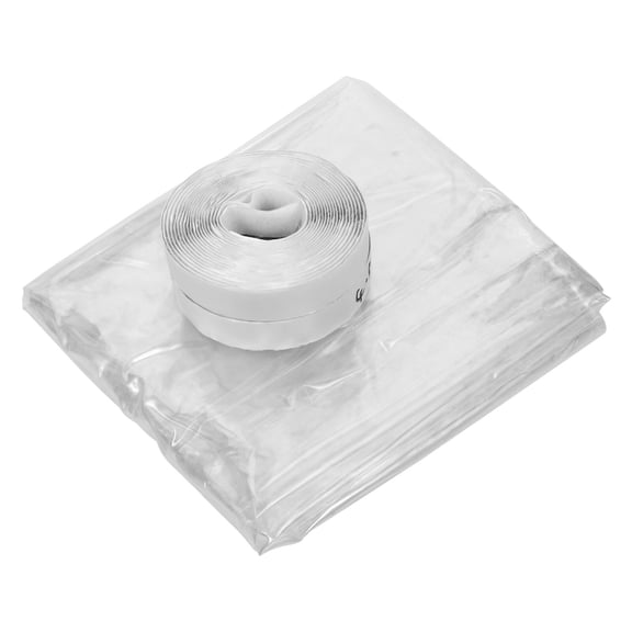 LEORX Transparent Window Film Insulation for Homeowners 1Set