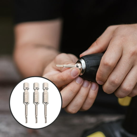 LEORX Triangle Driver Bit Set Precisely Controlled Heat Treatment 1 Set 5 x Bits