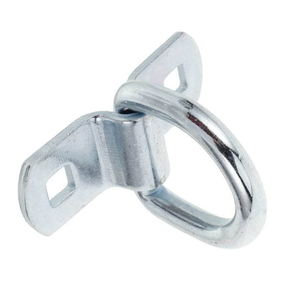LEORX Versatile Silver Trailer D Ring Tie Down Hook for Truck Rv Trailer Cargo Fastening