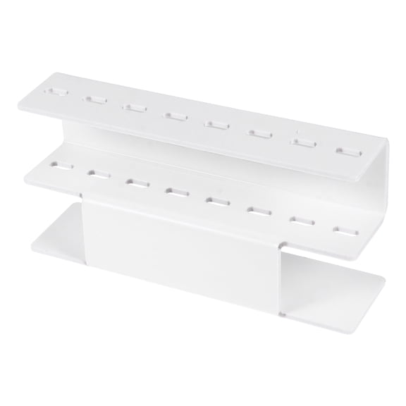 LEORX White Tweezers Display Stand Acrylic Organizer for Eyelash Extension Tool Storage