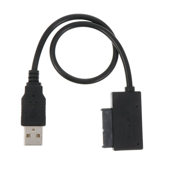 LEORX USB Adapter Cable for Computer Black HighSpeed Data Transfer Portable Short Cable