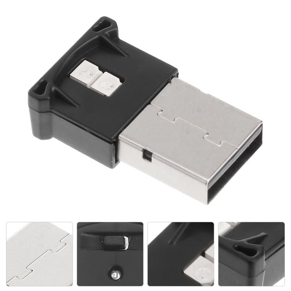 LEORX Car Decorative Lamp Night Light Black ABS 1Set