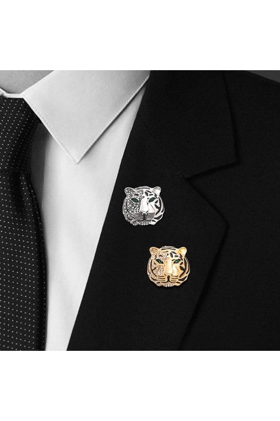 Brooch Zinc Alloy Rhinestone Inlaid Clothes Accessory for Home and Party Use