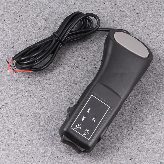 LEORX Durable Black Steering Wheel Button for Car Navigation and Audio Control Use