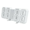 thumbnail image 1 of LEORX Wall Clocks 3D LED Digital Clock Saving LED Time Display for General Users Office Use 1Pack, 1 of 1